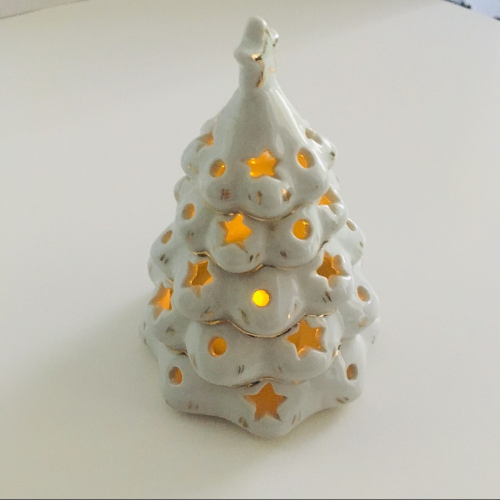 Christmas three table ornament for candle
